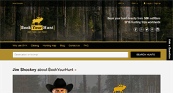 Desktop Screenshot of bookyourhunt.com